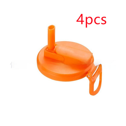 Capuchon Réutilisable avec Paille pour Canette
