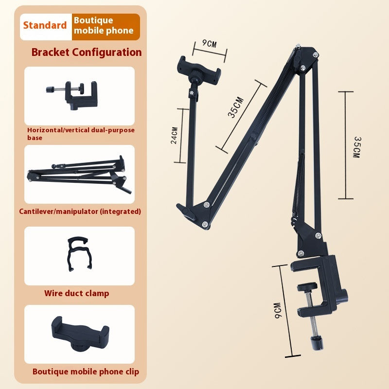 Support de téléphone flexible en métal – bras articulé