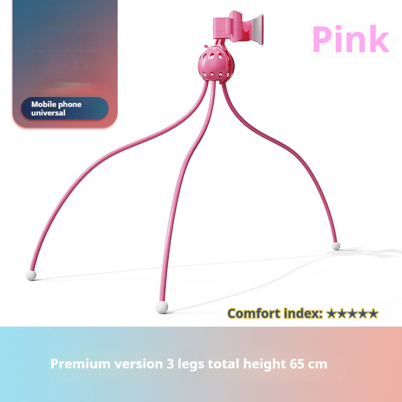 Mini support téléphone flexible – Design pieuvre pour lit et canapé